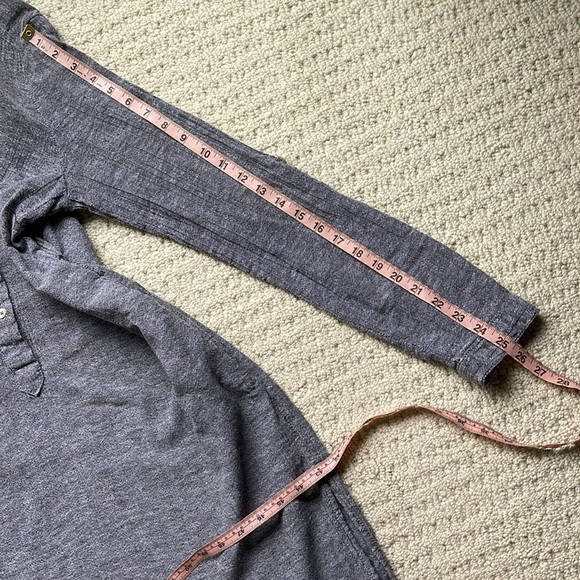 Roots Long Sleeve Linen Dress Size Medium - Picture 10 of 11
